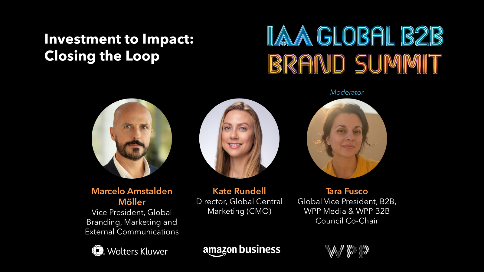 INVESTMENT TO IMPACT - CLOSING THE LOOP